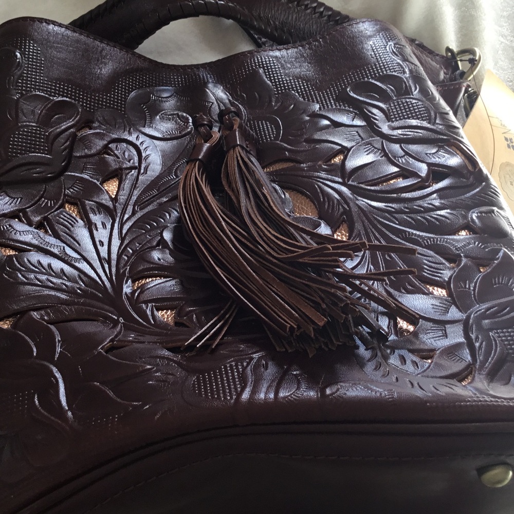 Patricia Nash with dust bag Dark Brown Octavia Floral